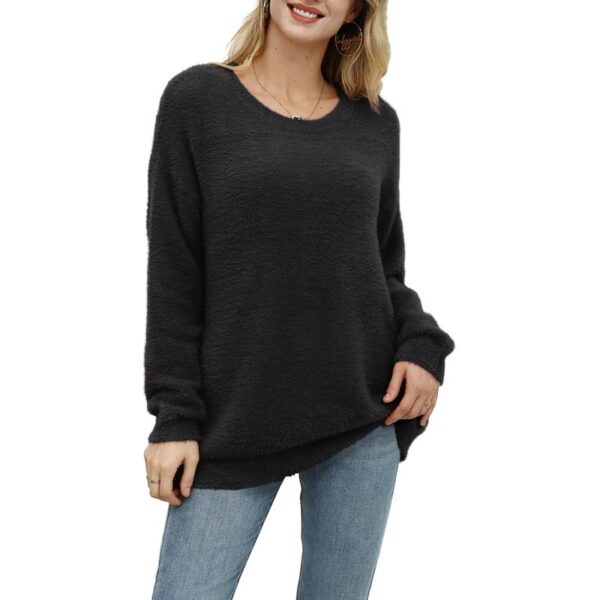 YESNO Women Sweater Graphic Oversized Pullover Sweaters Casual Loose ...